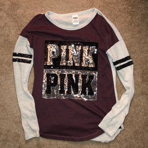 PINK long sleeve shirt